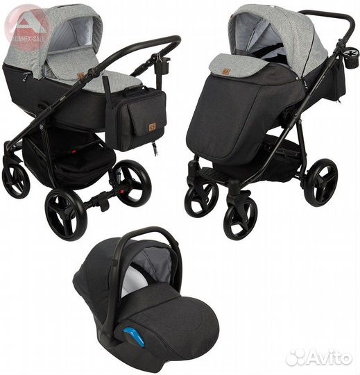 Коляска adamex reggio 3 в 1