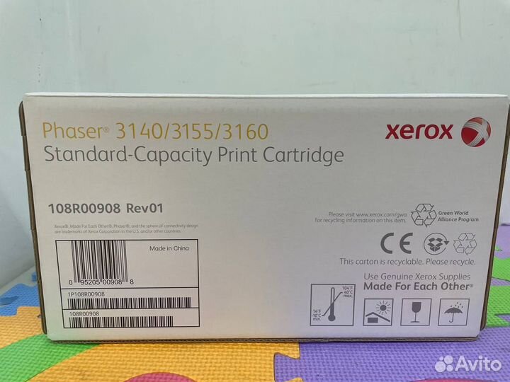 108R00908 Тонер-картридж xerox Phaser 3140/ 3155