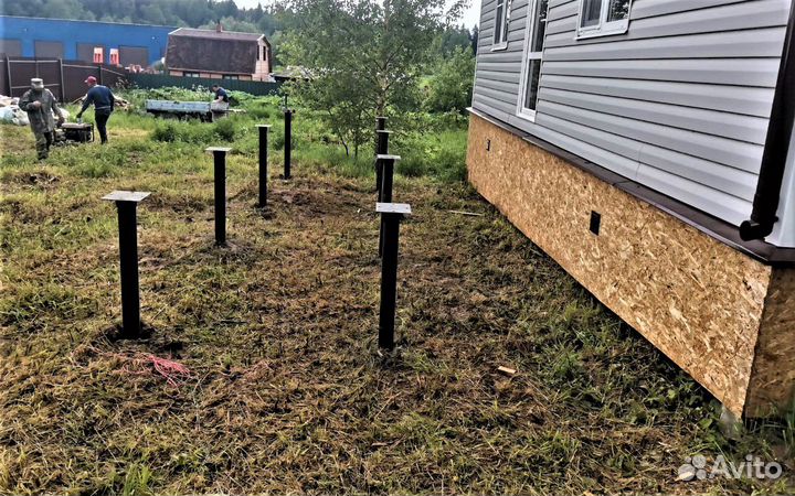 Винтовые сваи под ключ