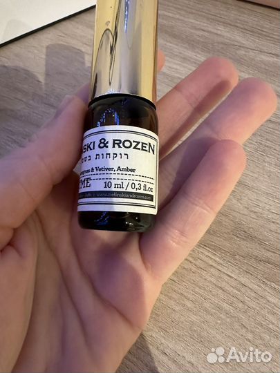 Духи zelenski lemongrass vetiver amber