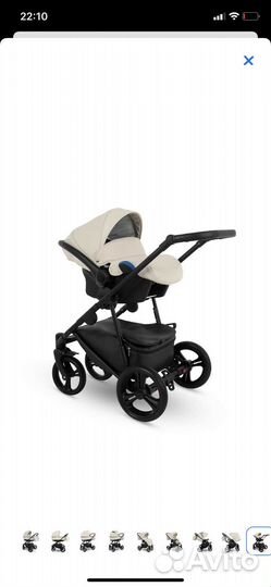 Коляска Camarelo tisso 3 в 1 цвет латте