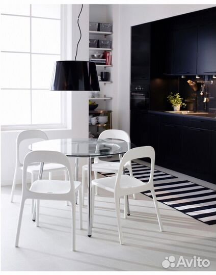 Стол кухонный стеклянный икея