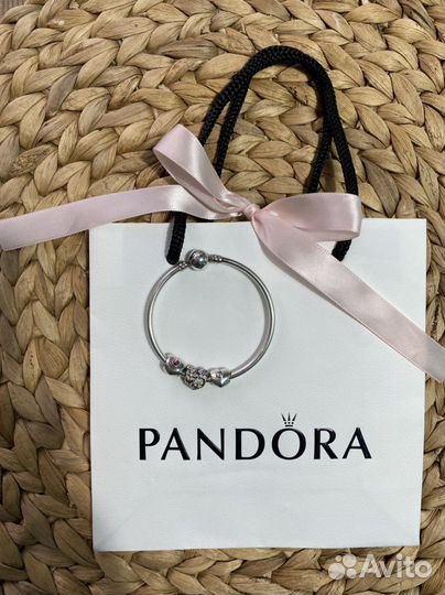 Pandora браслет с шармами