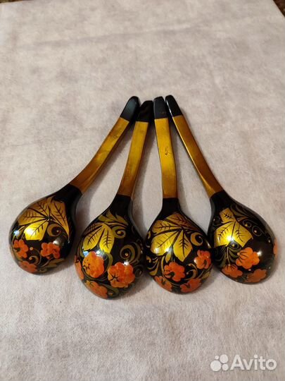 Хохлома ложки столовые СССР