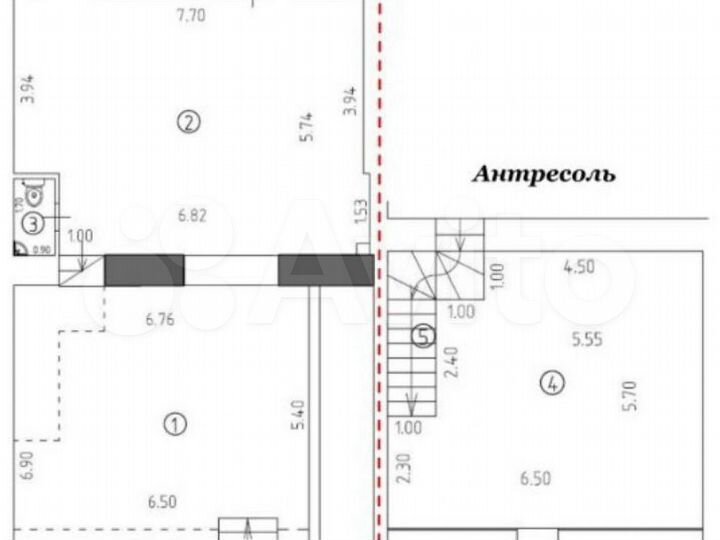 Сдам офисное помещение, 127.4 м²