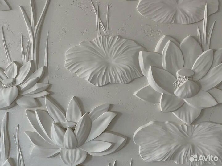 Барельеф / Панно 7 Лотосов