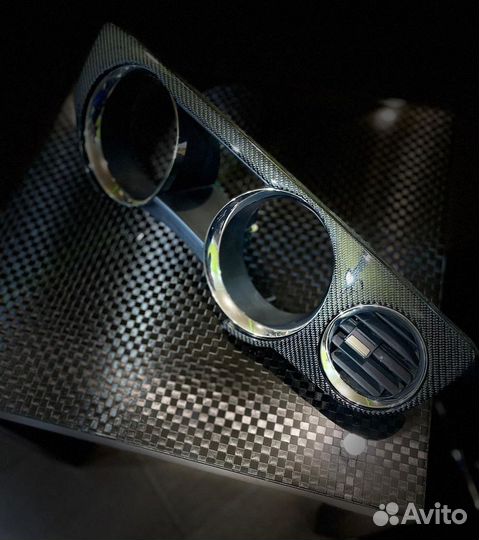 Накладки торпеды карбон Ford Mustang V 09-14