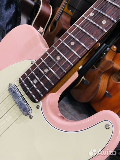 Электрогитара Telecaster Pink Jet + Аксессуар