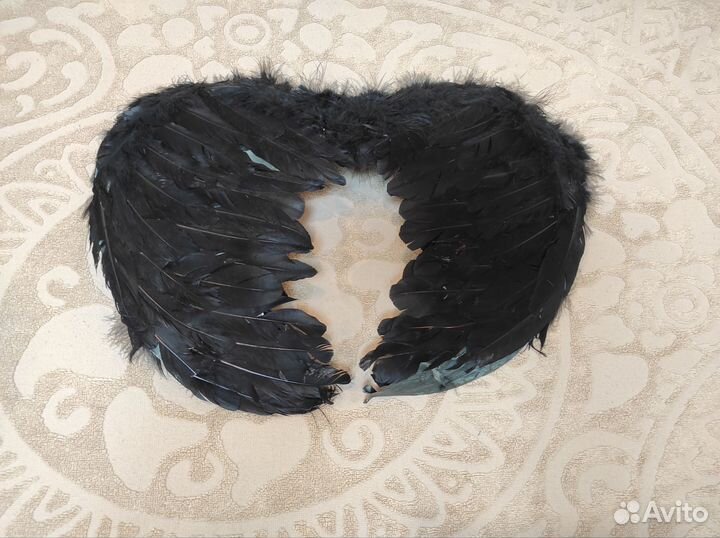 Крылья ангела черные