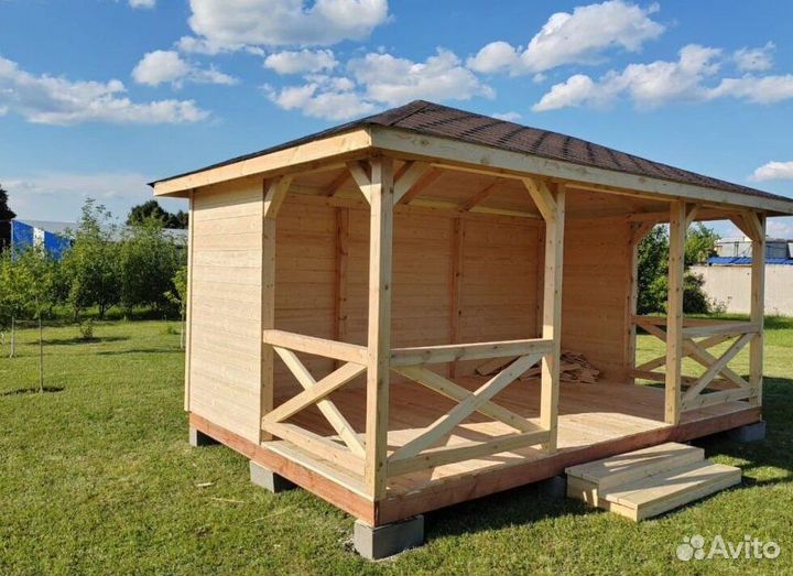 Деревянные беседки для дачи