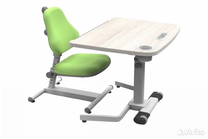 Детский растущий комплект мебели парта и стул
