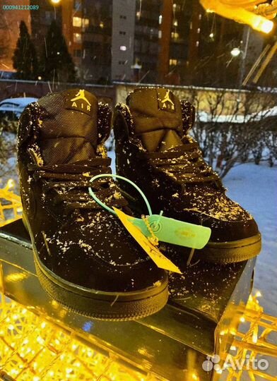 Кроссовки Nike Air Jordan тёплые (Арт.90753)