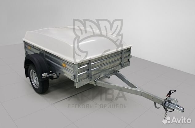 Прицеп с крышкой Н500мм для стройматериалов