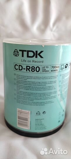 Cd диски TDK