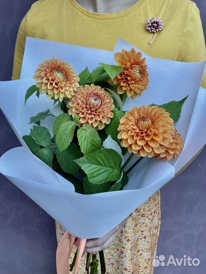 Букеты из георгинов