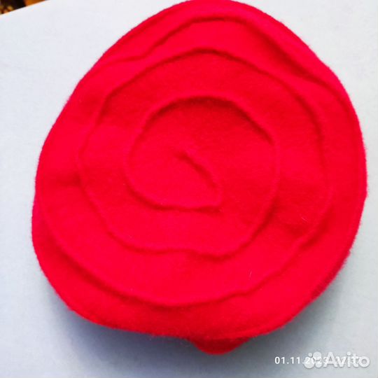 Берет женский шерсть 100