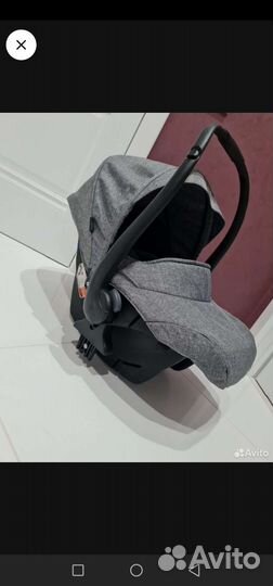 Коляска 3 в 1 розовая