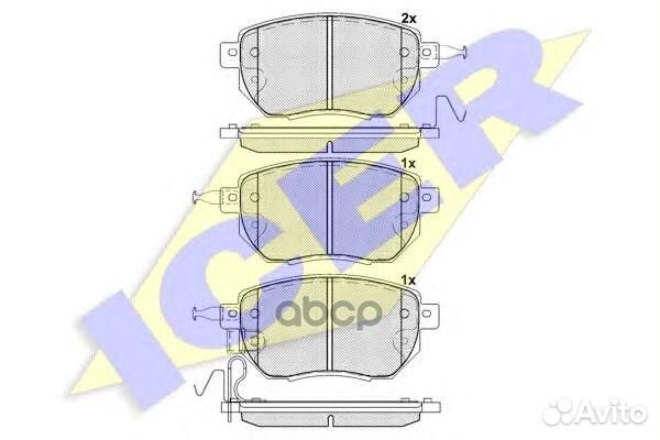 Колодки передние infiniti FX45/35/nissan Murano