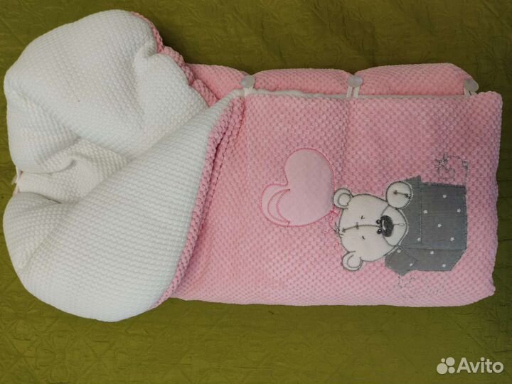 Конверт на выписку зимний для девочки