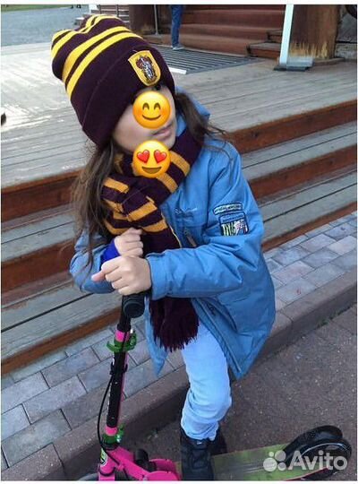 Комплект шапка и шарф Гриффиндор Гарри Поттер