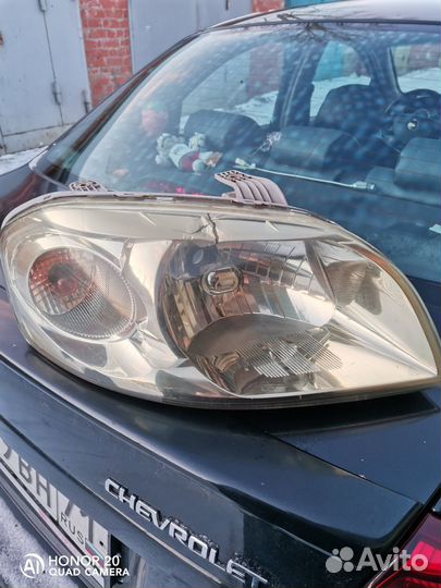 Фара chevrolet aveo т250