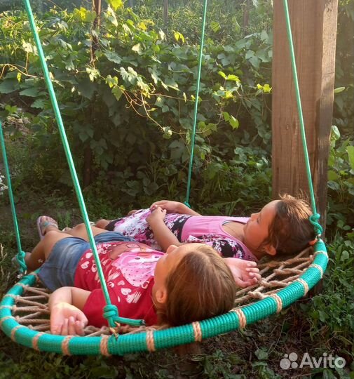 Подвесные качели гнездо