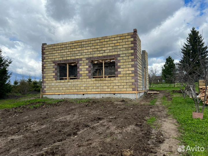 Арболитовые блоки без облицовки