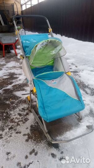 Коляска санки