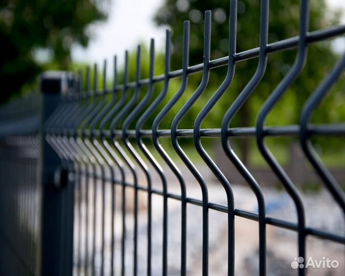 Заборы с калиткой гиттер под заказ 3 метра