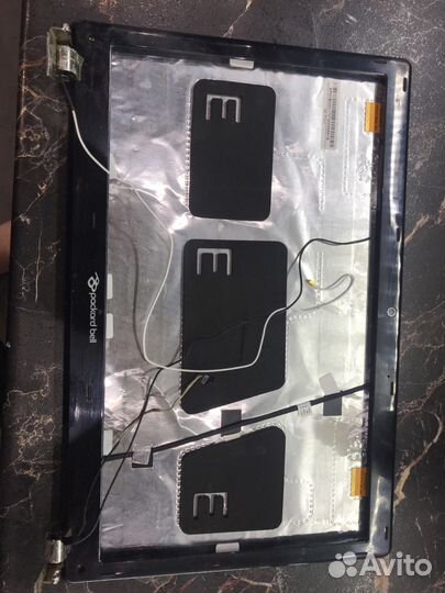 Крышка и рамка packard bell tm81