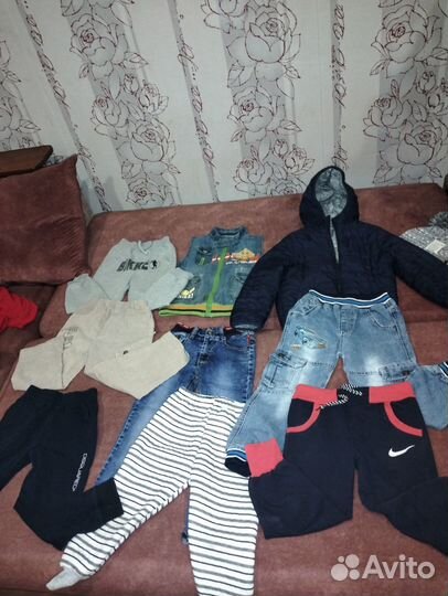 Огромный пакет вещей на мальчика 5-6 лет