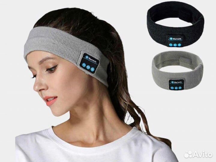 Наушники (Bluetooth) -повязка на голову спортивная