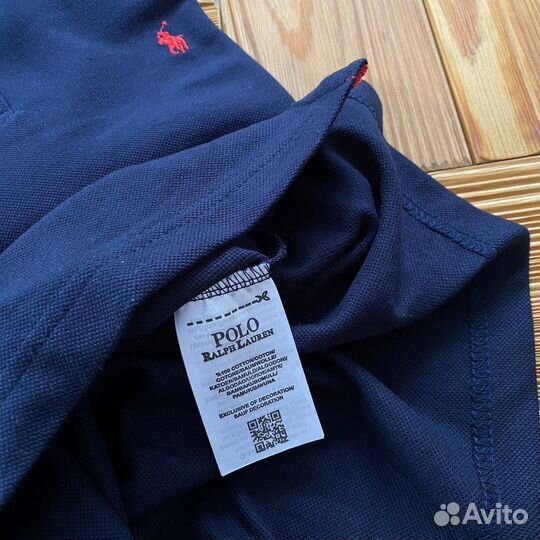 Поло Polo ralph lauren синее