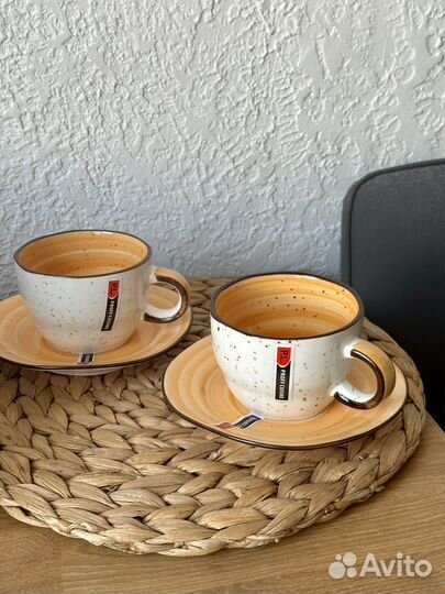 Чайная пара фарфор Proff Cuisine 2 шт