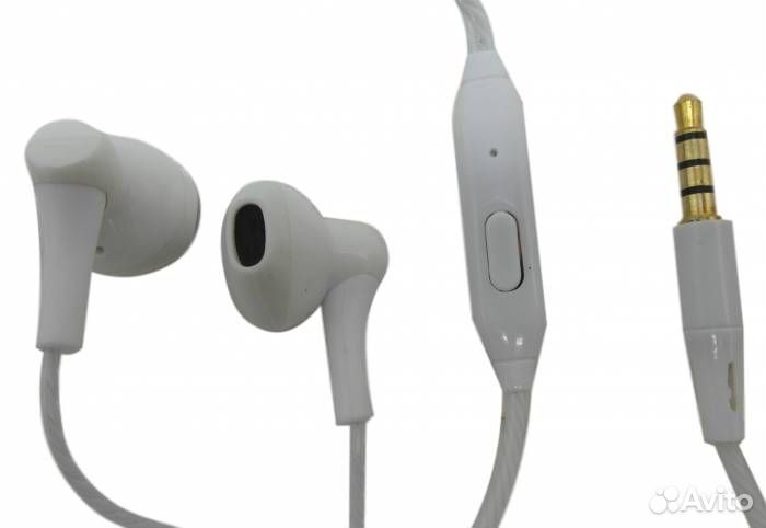 Наушники PTM P7 с микрофоном, Белые