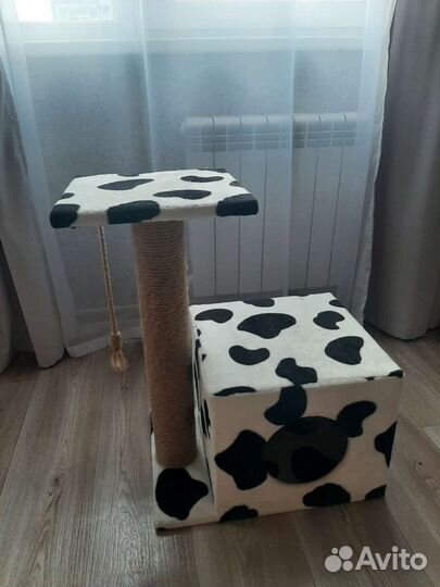 Домик для кошки с когтеточкой