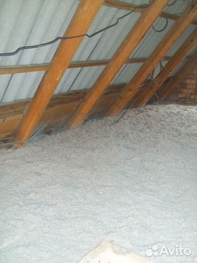 Бесшовный целлюлозный утеплитель