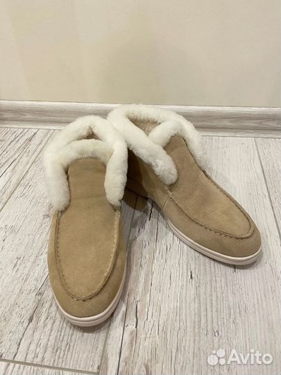 Ботинки на меху (лоферы)