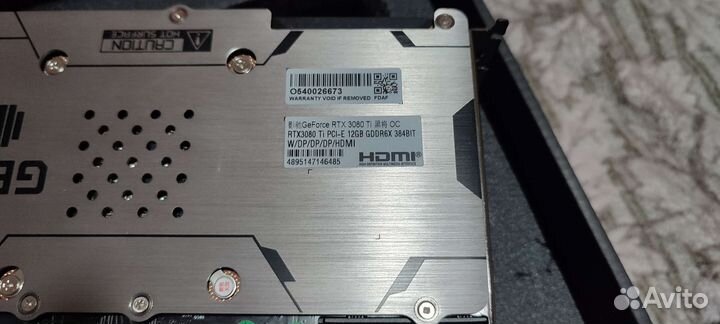 Видеокарта rtx 3080ti