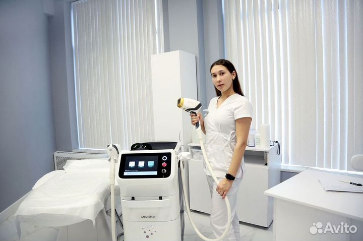 Кабинет лазерной эпиляции с готовой клиентурой