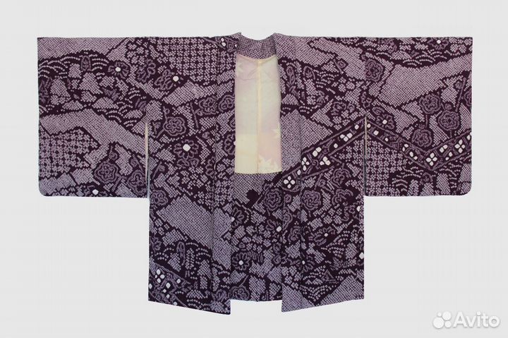 Япония хаори для кимоно сибори натуральный шёлк