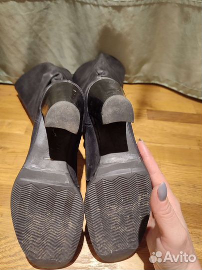 Сапоги натуральная кожа 37