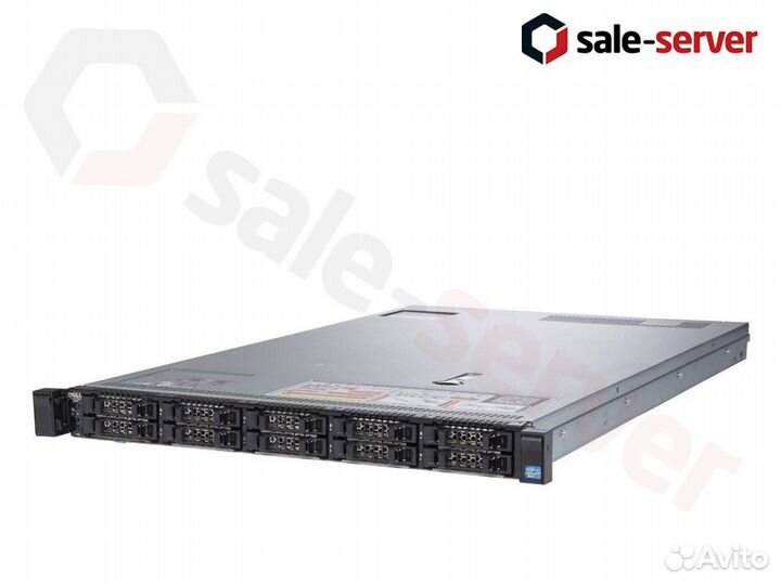 Сервер dell R620 2xE5-2640v2 6x8GB 750W