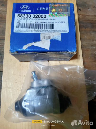 Задний тормозной цилиндр акцент тагаз