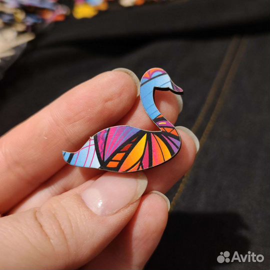 Деревянные пазлы для взрослых Водяной тигр