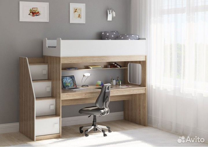 Детская кровать чердак