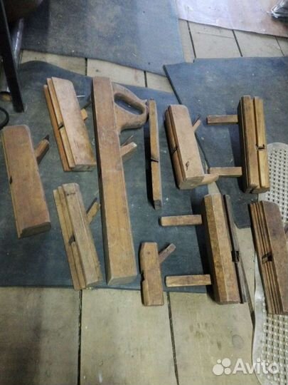 Рубанки старинные 10шт