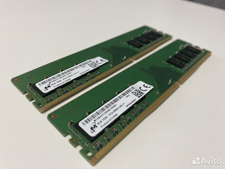 Новая оперативная память ddr4 2 x 8gb 2666mhz