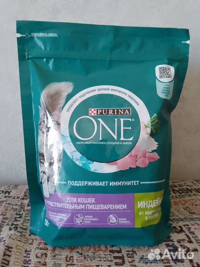 Purina one сухой корм для кошек