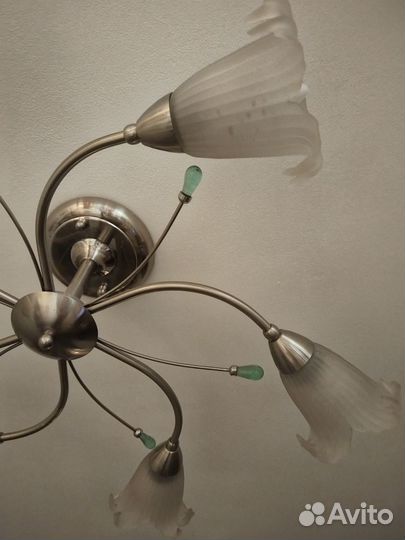 Люстра потолочная бу